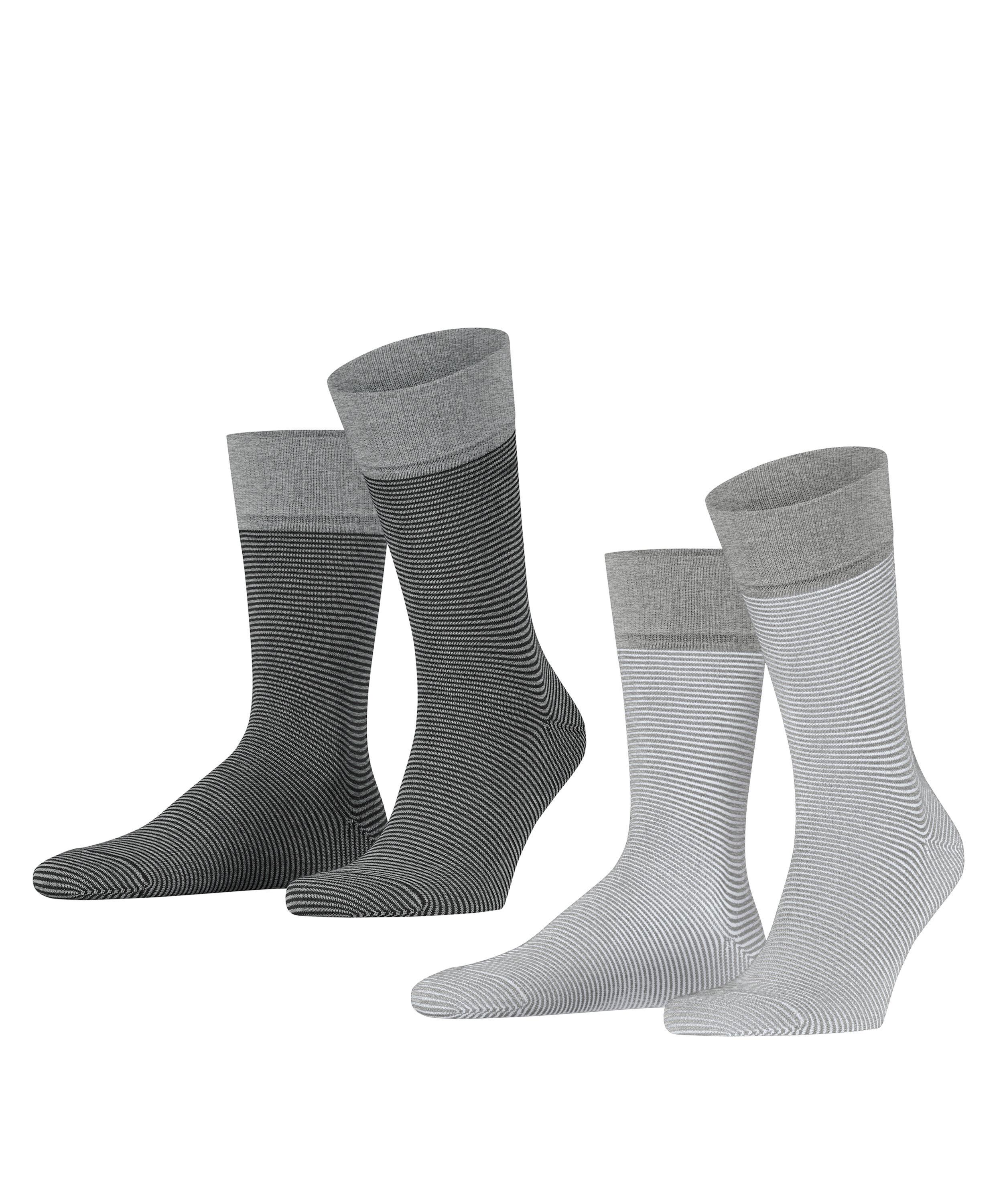 ESPRIT Allover Stripe  2-Pack Socken Herren - sortiment (0020)