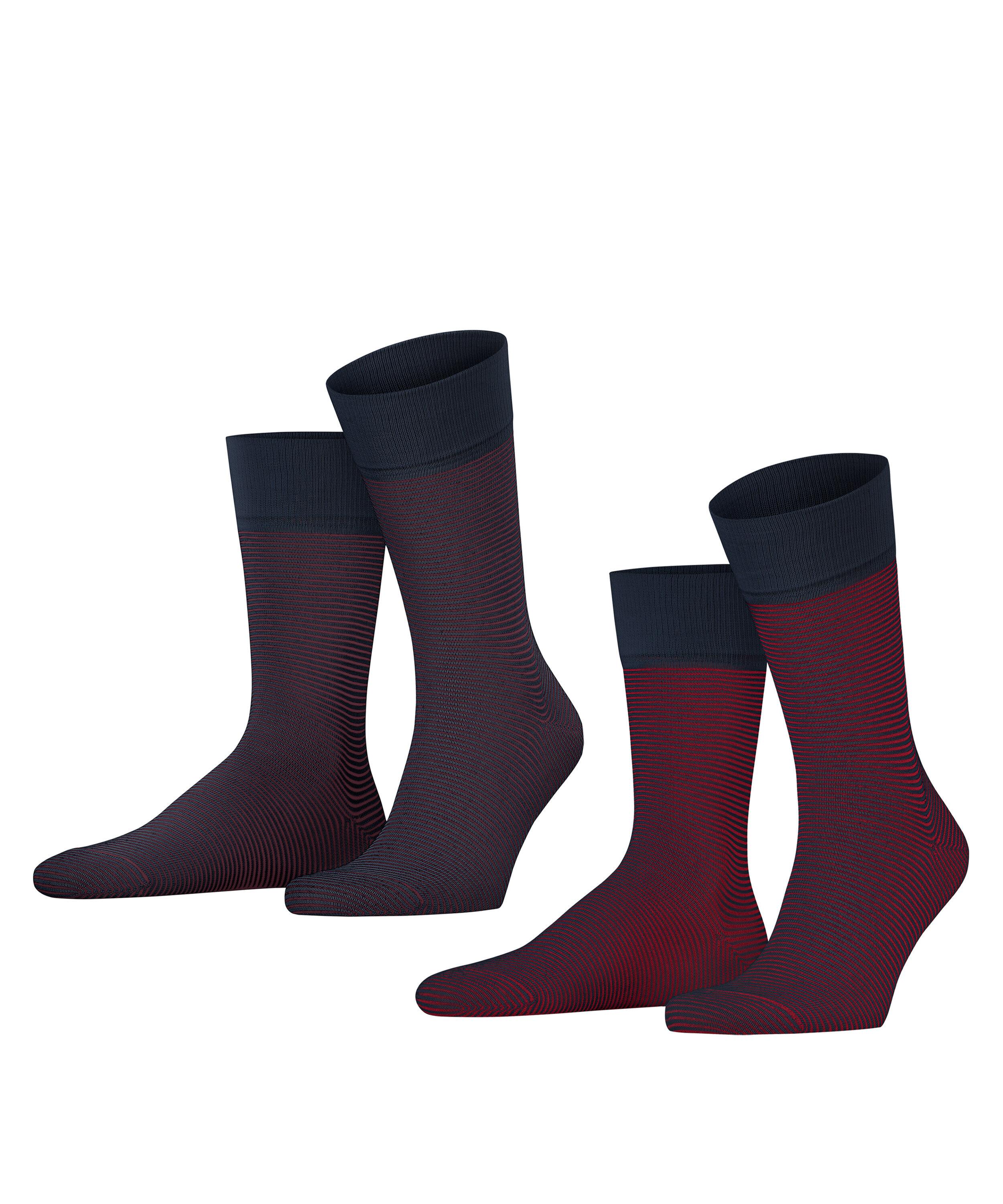 ESPRIT Allover Stripe  2-Pack Socken Herren - sortiment (0040)