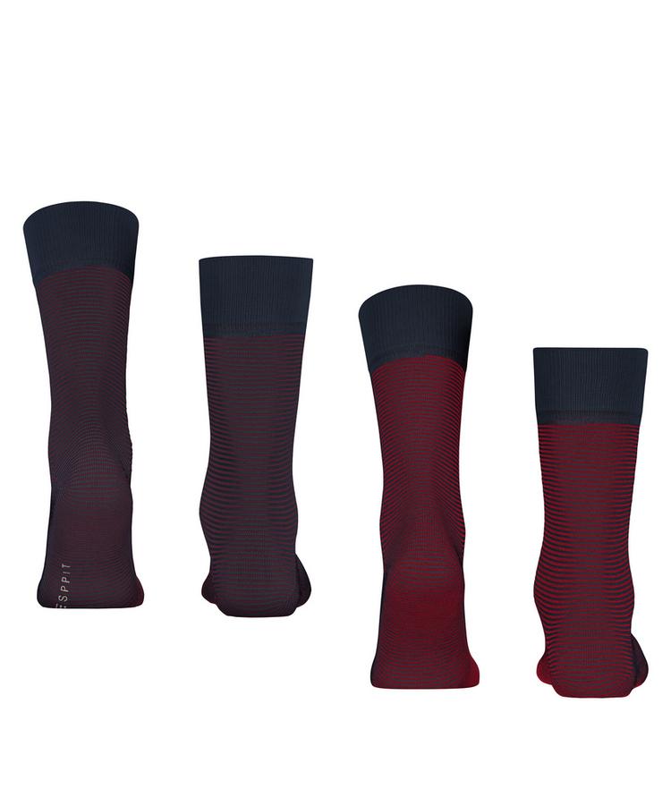 ESPRIT ESPRIT Allover Stripe  2-Pack Socken Herren - sortiment (0040) - 0 | SportScheck