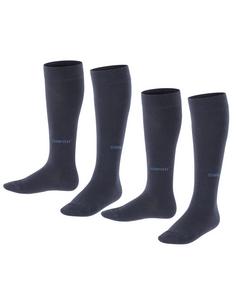 ESPRIT Foot Logo Knee-high  2-Pack Freizeitsocken Kinder marine (6120)