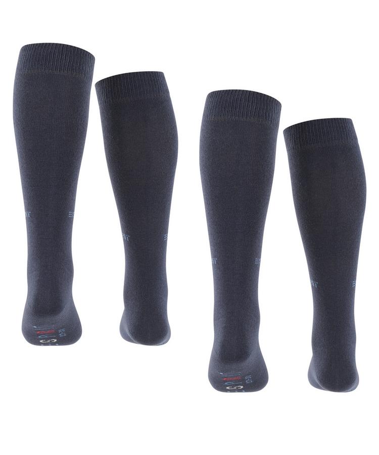 ESPRIT ESPRIT Foot Logo Knee-high  2-Pack Socken Kinder - marine (6120) - 0 | SportScheck
