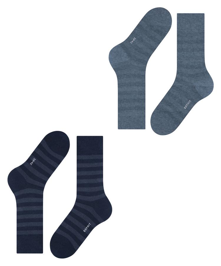 ESPRIT ESPRIT Mesh Stripe SO  2-Pack Socken Herren - sortiment (0020) - 2 | SportScheck