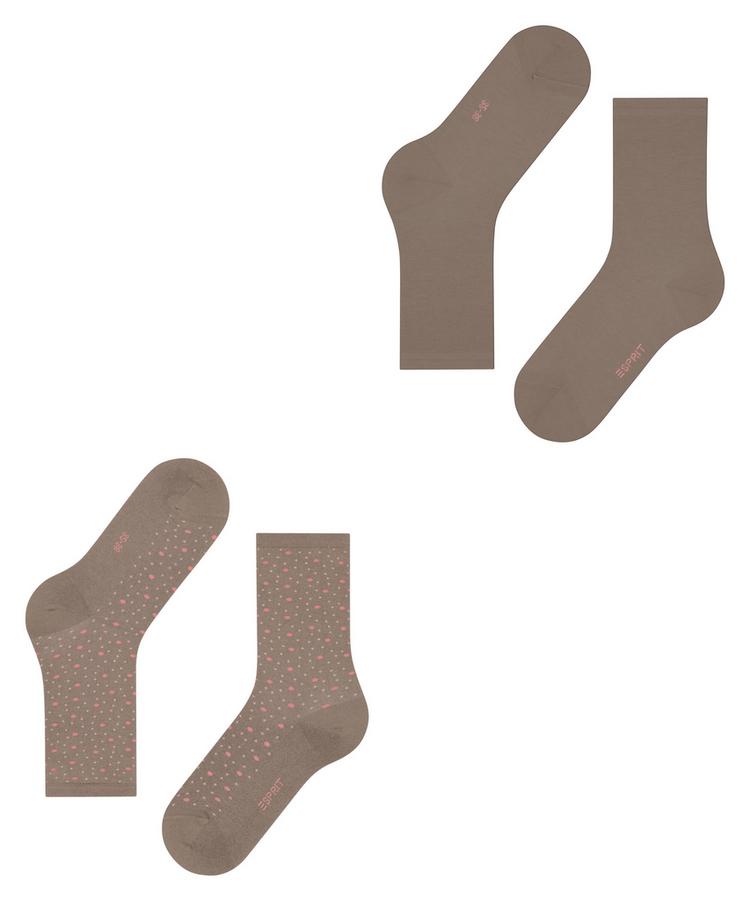 ESPRIT ESPRIT Playful Dot SO  2-Pack Socken Damen - sughero (5031) - 2 | SportScheck