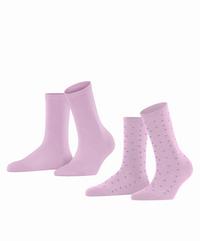 ESPRIT Playful Dot SO  2-Pack Socken Damen - lupine (8299)