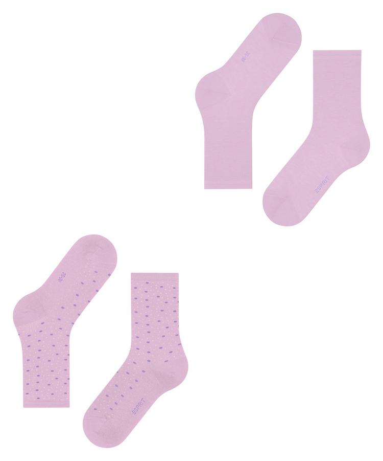 ESPRIT ESPRIT Playful Dot SO  2-Pack Socken Damen - lupine (8299) - 2 | SportScheck