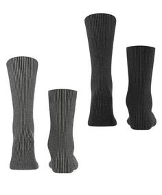 Rückansicht von ESPRIT Vertical Stripe SO  2-Pack Freizeitsocken Herren sortiment (0030)