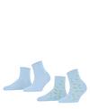 ESPRIT Mini Flower SSO  2-Pack Socken Damen - cloud (6293)