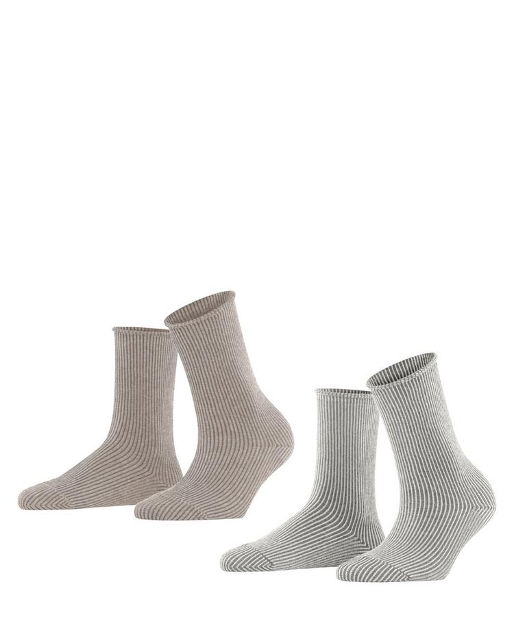 ESPRIT ESPRIT Vertical Stripe SO  2-Pack Socken Damen - sortiment (0030) - 0 | SportScheck