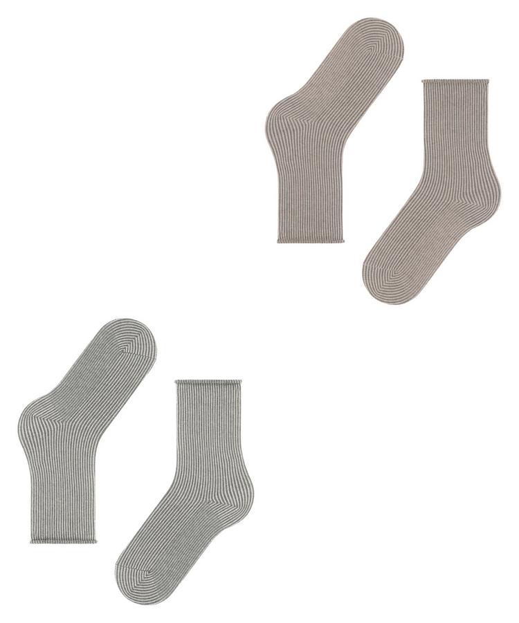 ESPRIT ESPRIT Vertical Stripe SO  2-Pack Socken Damen - sortiment (0030) - 2 | SportScheck