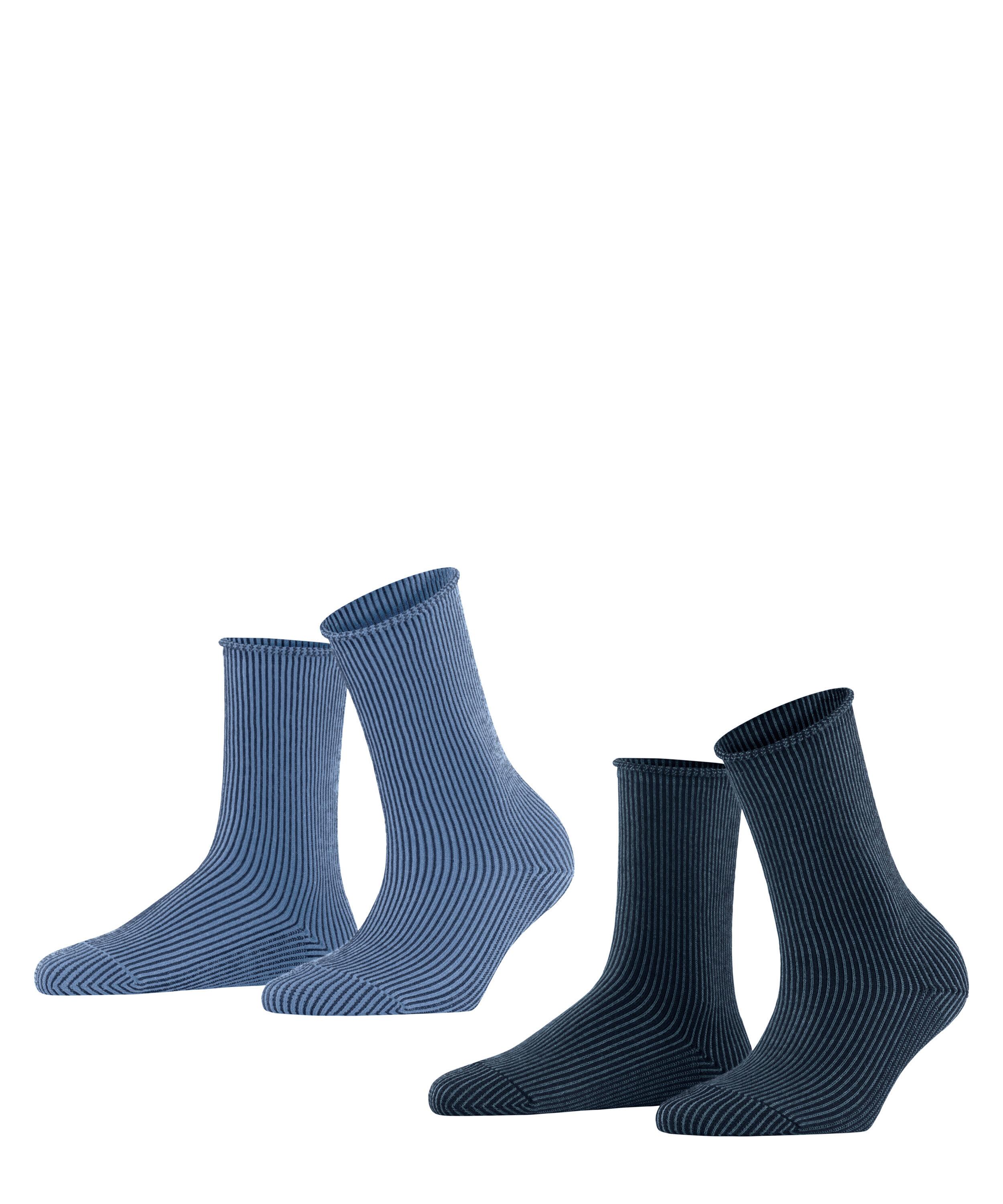 ESPRIT Vertical Stripe SO  2-Pack Socken Damen - sortiment (0040)