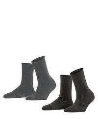 ESPRIT Vertical Stripe SO  2-Pack Socken Damen - sortiment (0050)