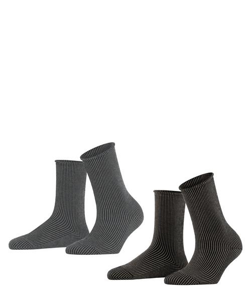 ESPRIT Vertical Stripe SO  2-Pack Socken Damen