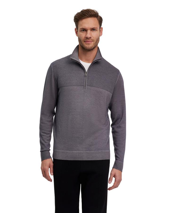 Falke Falke Mock Zip Gmt Dye Structure m Strickpullover Herren - SMOG (3112) - 0 | SportScheck