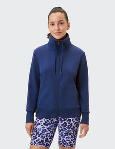 Rückansicht von VENICE BEACH VB Avery Sweatjacke Damen dark sea