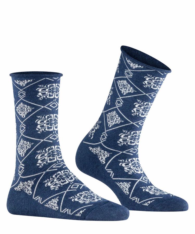 ESPRIT ESPRIT Flower Pearl Socken Damen - marine (6120) - 0 | SportScheck