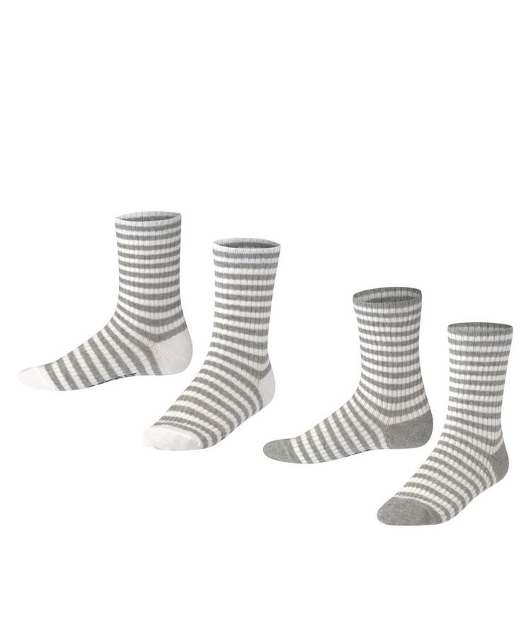 ESPRIT ESPRIT Sporty Stripe S 2-Pack Socken Kinder - light grey (3400) - 0 | SportScheck