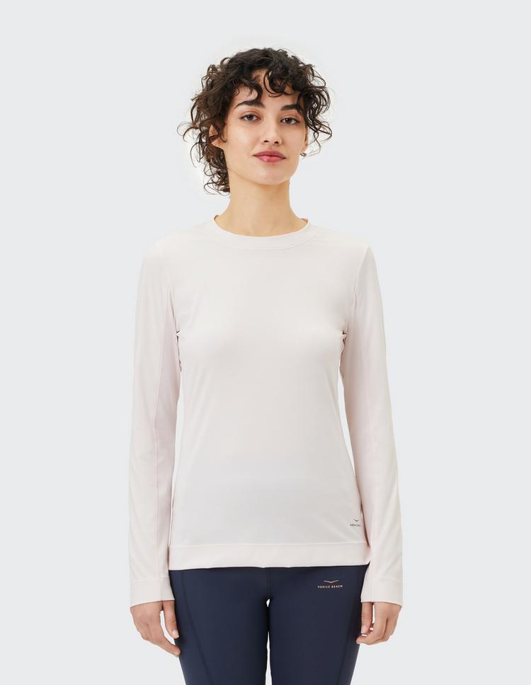 VENICE BEACH VENICE BEACH VB Joselyn Sweatshirt Damen - tinted rose - 0 | SportScheck
