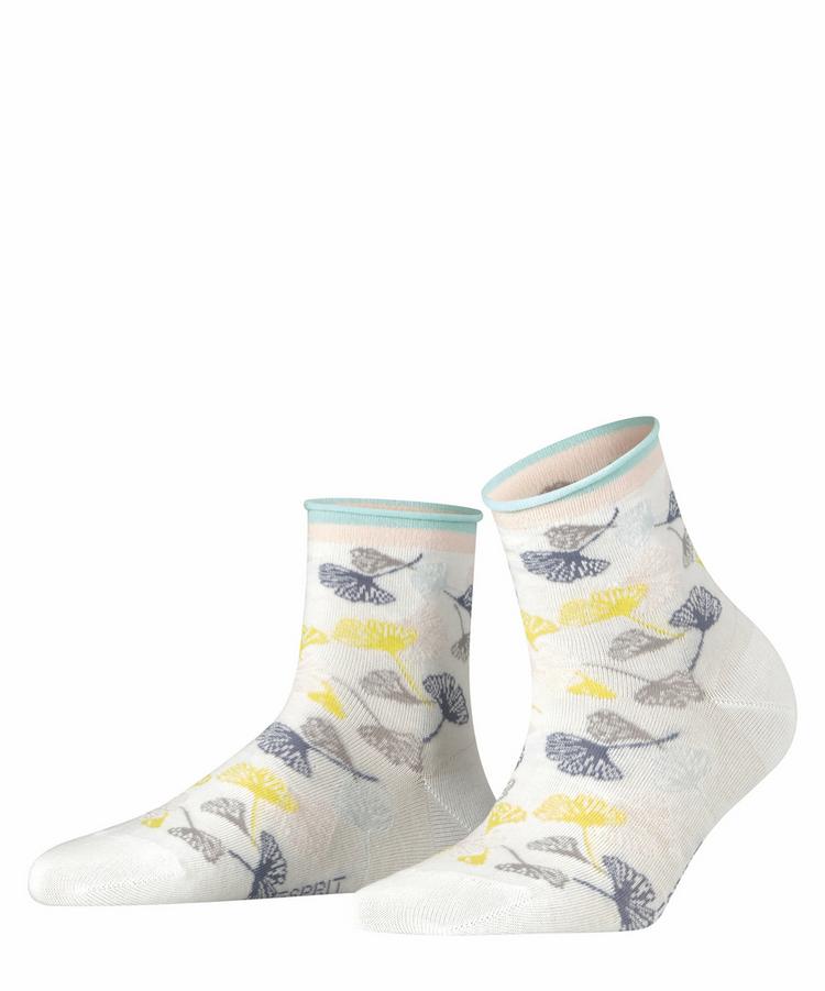 ESPRIT ESPRIT Ginkgo Leaves ShSO Socken Damen - white (2000) - 0 | SportScheck