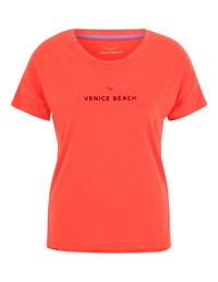 VENICE BEACH VB Summer T-Shirt Damen - sunset orange