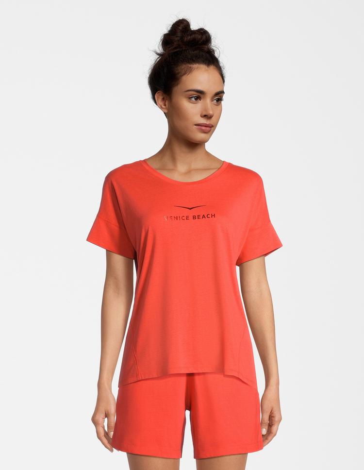 VENICE BEACH VENICE BEACH VB Summer T-Shirt Damen - sunset orange - 0 | SportScheck