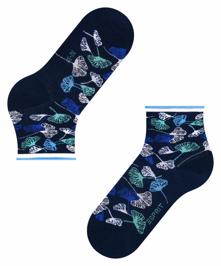 ESPRIT ESPRIT Ginkgo Leaves ShSO Socken Damen - marine (6120) - 2 | SportScheck