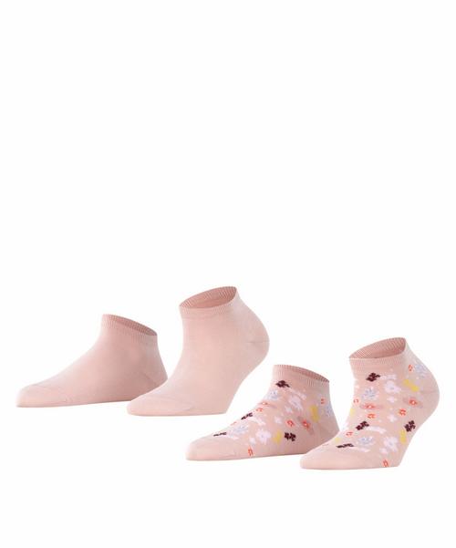 ESPRIT Summer Flower 2-Pack Socken Damen
