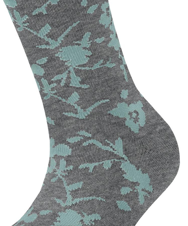 ESPRIT ESPRIT Vintage Flower SO Socken Damen - light greymel. (3390) - 1 | SportScheck