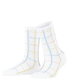 ESPRIT Summer Check SO Freizeitsocken Damen white (2000)