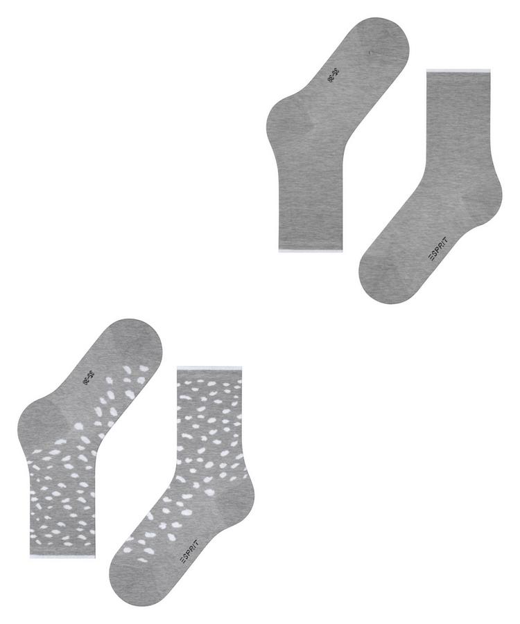 ESPRIT ESPRIT Irregular Dot SO 2P Socken Damen - storm grey (3820) - 2 | SportScheck