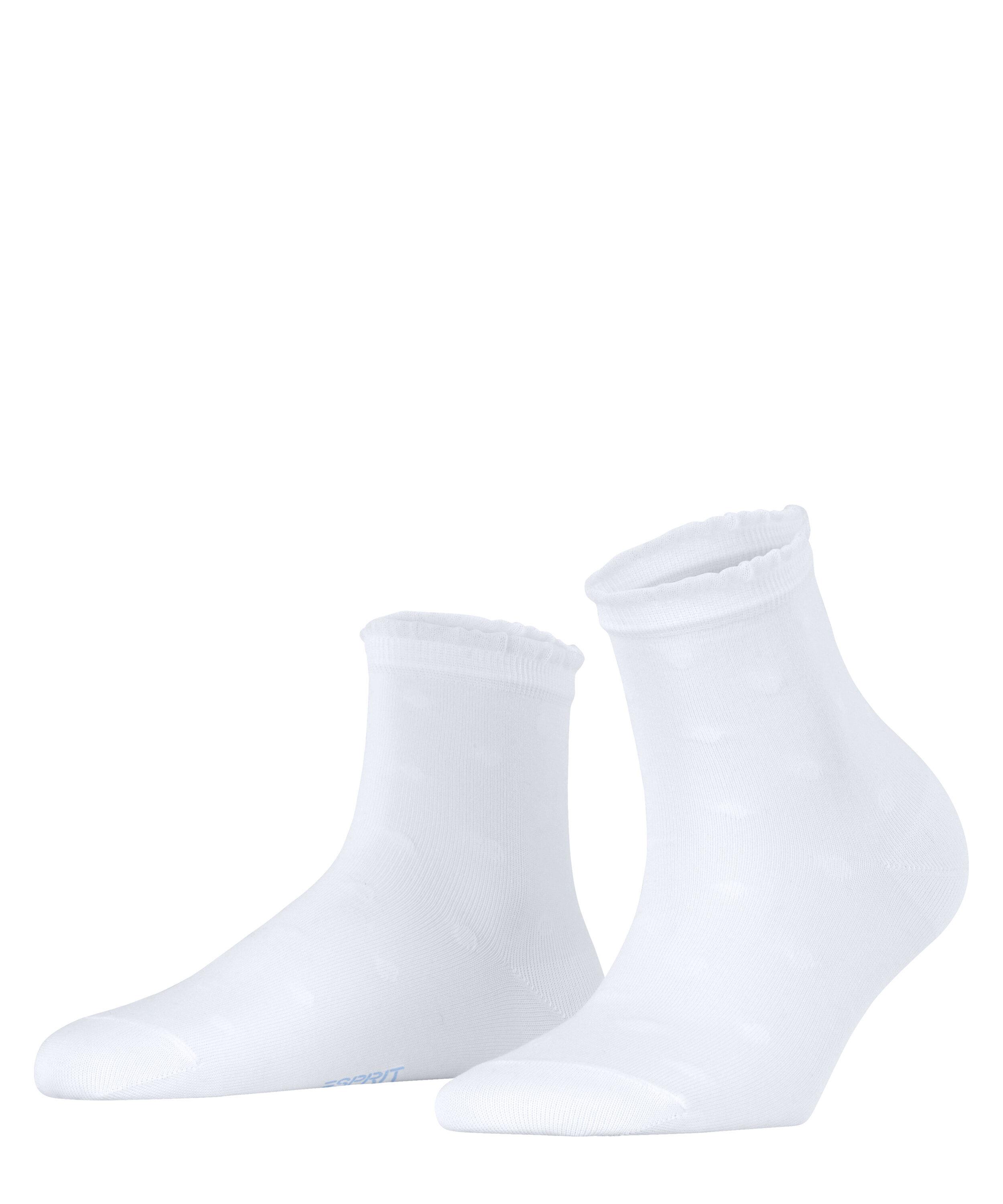 ESPRIT Fine Dot SSO Socken Damen - white (2000)