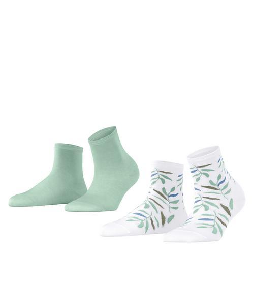 ESPRIT Leaves SSO 2P Socken Damen