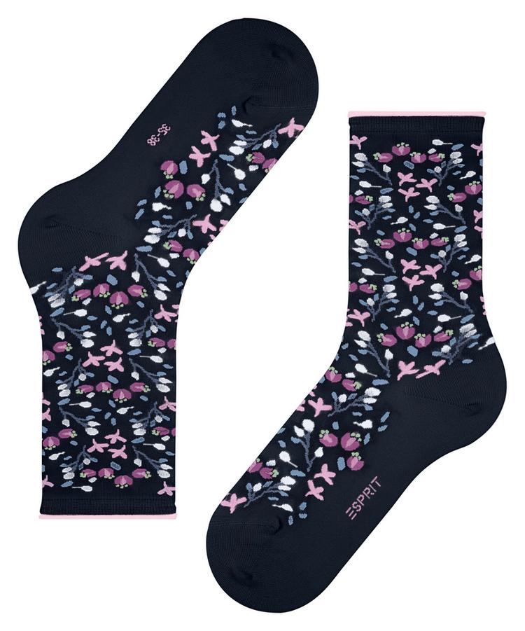 ESPRIT ESPRIT Field Flowers Socken Damen - marine (6120) - 2 | SportScheck