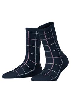 ESPRIT Summer Check SO Freizeitsocken Damen marine (6120)