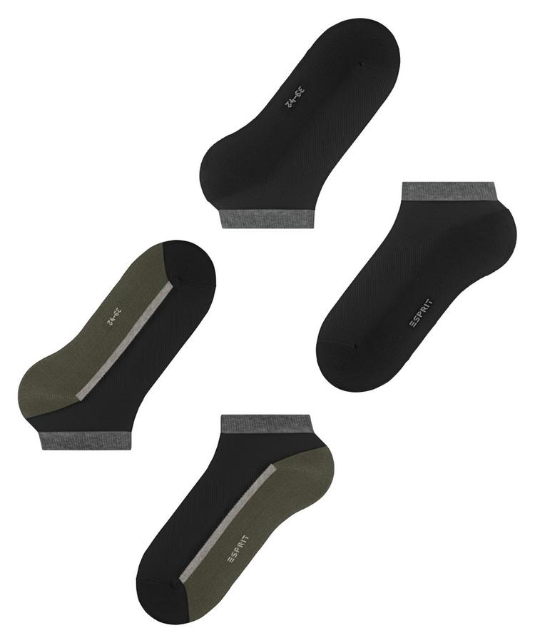 ESPRIT ESPRIT Sporty Mesh SN  2-Pack Socken Herren - black (3000) - 2 | SportScheck