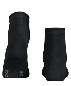 Rückansicht von ESPRIT Fine Dot SSO Freizeitsocken Damen black (3000)
