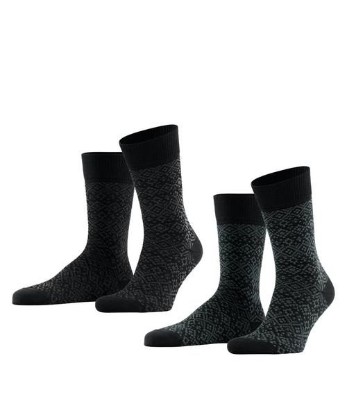 ESPRIT Fair Isle  2-Pack Socken Herren
