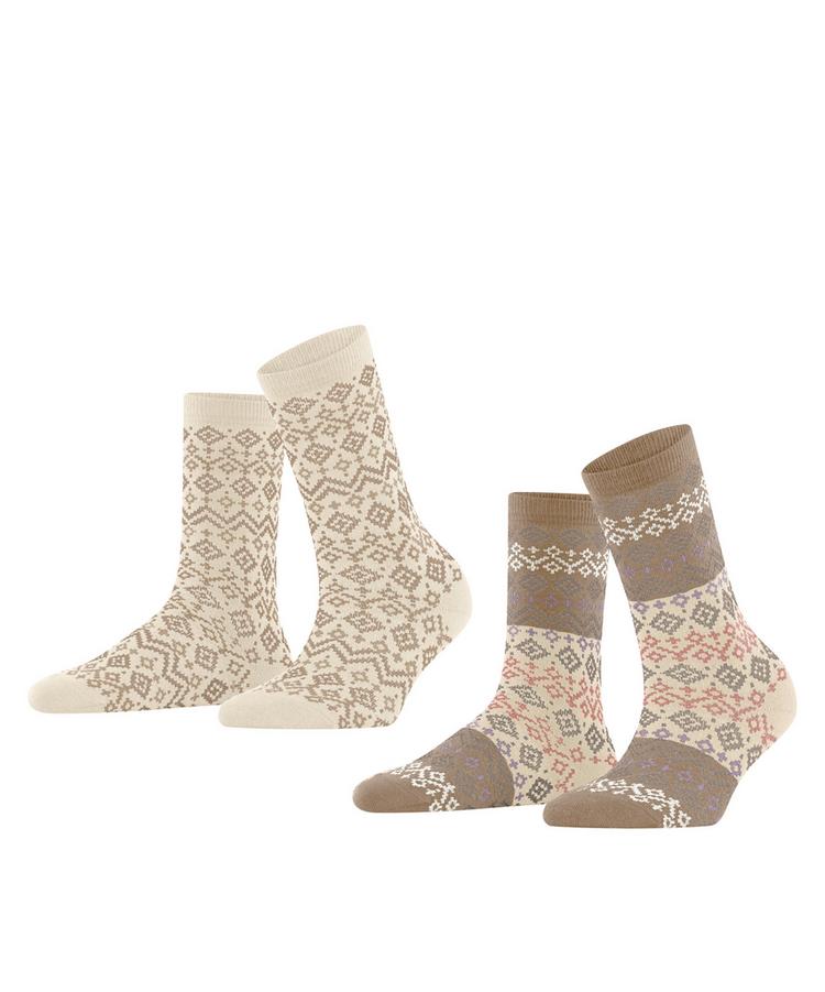 ESPRIT ESPRIT Fair Isle  2-Pack Socken Damen - sortiment (0010) - 0 | SportScheck