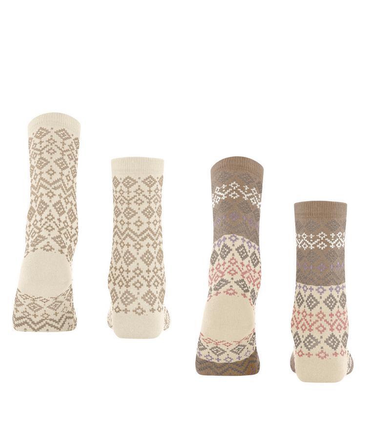 ESPRIT ESPRIT Fair Isle  2-Pack Socken Damen - sortiment (0010) - 0 | SportScheck