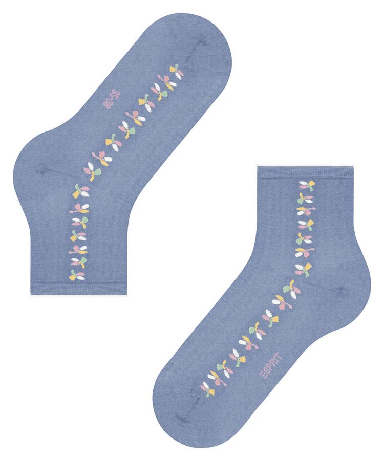 ESPRIT ESPRIT Structured Leaves SSO Socken Damen - jeans (6458) - 2 | SportScheck