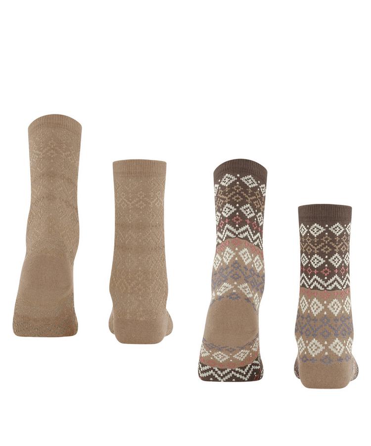 ESPRIT ESPRIT Fair Isle  2-Pack Socken Damen - sortiment (0030) - 0 | SportScheck
