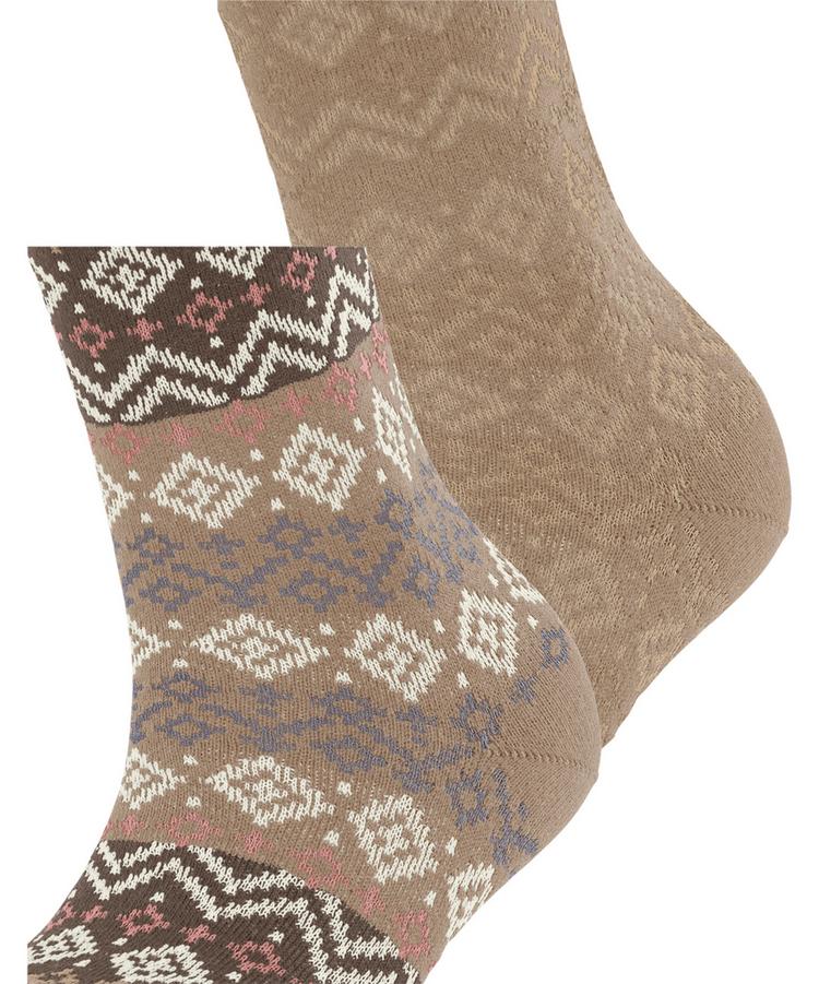 ESPRIT ESPRIT Fair Isle  2-Pack Socken Damen - sortiment (0030) - 1 | SportScheck