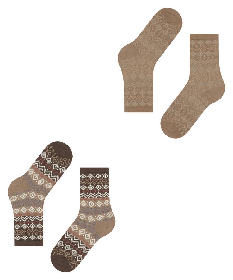 ESPRIT ESPRIT Fair Isle  2-Pack Socken Damen - sortiment (0030) - 2 | SportScheck