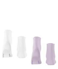 Rückansicht von ESPRIT Vertical Rib SSO  2-Pack Freizeitsocken Damen sortiment (0060)