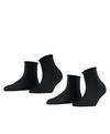 ESPRIT Cozy Dot 2-Pack Socken Damen - black (3000)