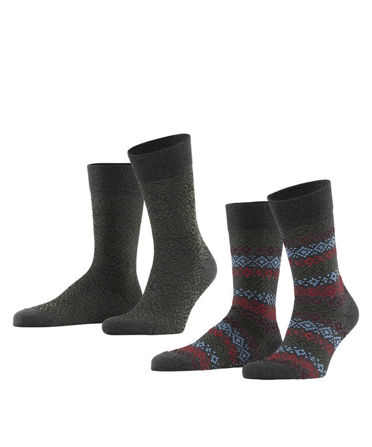 ESPRIT ESPRIT Fair Isle  2-Pack Socken Herren - sortiment (0040) - 0 | SportScheck