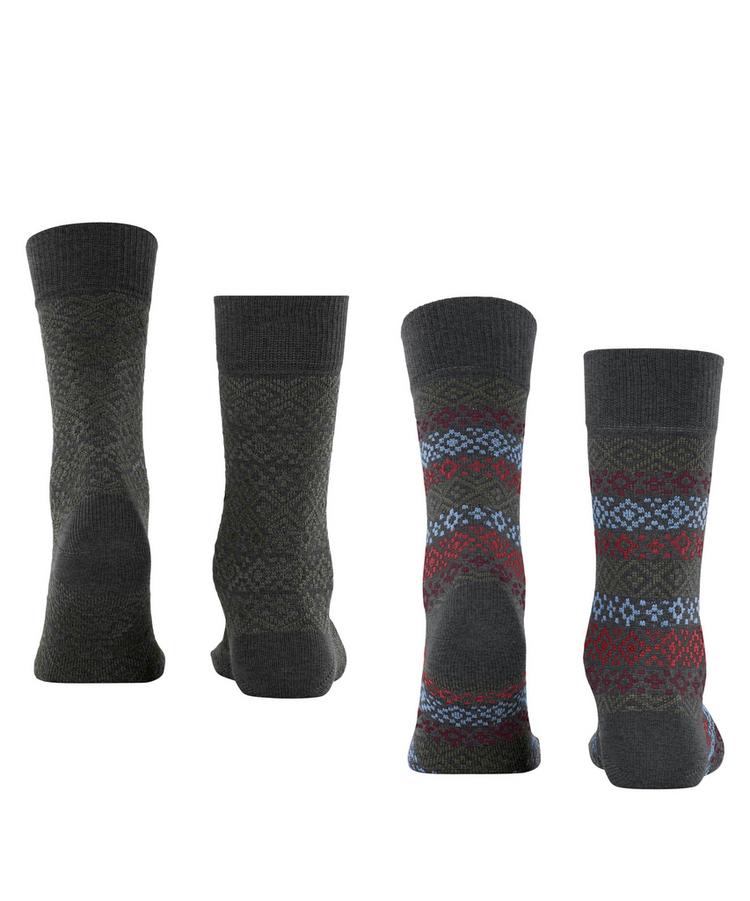 ESPRIT ESPRIT Fair Isle  2-Pack Socken Herren - sortiment (0040) - 0 | SportScheck