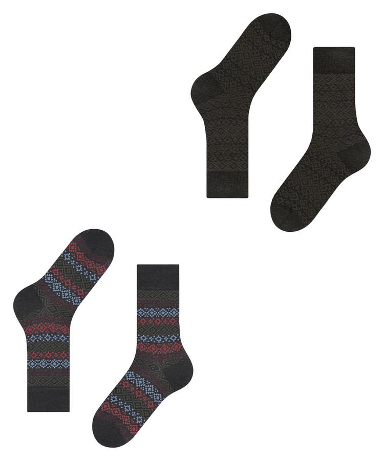 ESPRIT ESPRIT Fair Isle  2-Pack Socken Herren - sortiment (0040) - 2 | SportScheck