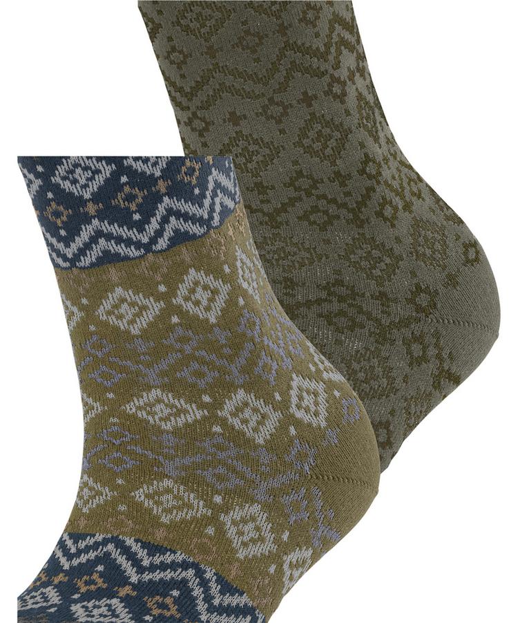 ESPRIT ESPRIT Fair Isle  2-Pack Socken Damen - sortiment (0040) - 1 | SportScheck
