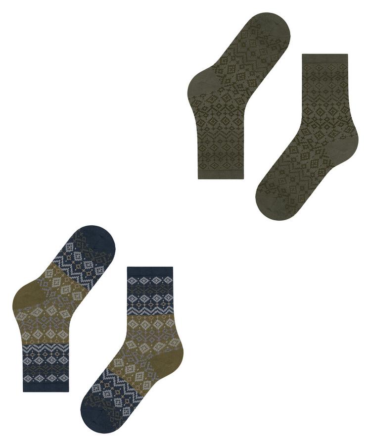 ESPRIT ESPRIT Fair Isle  2-Pack Socken Damen - sortiment (0040) - 2 | SportScheck