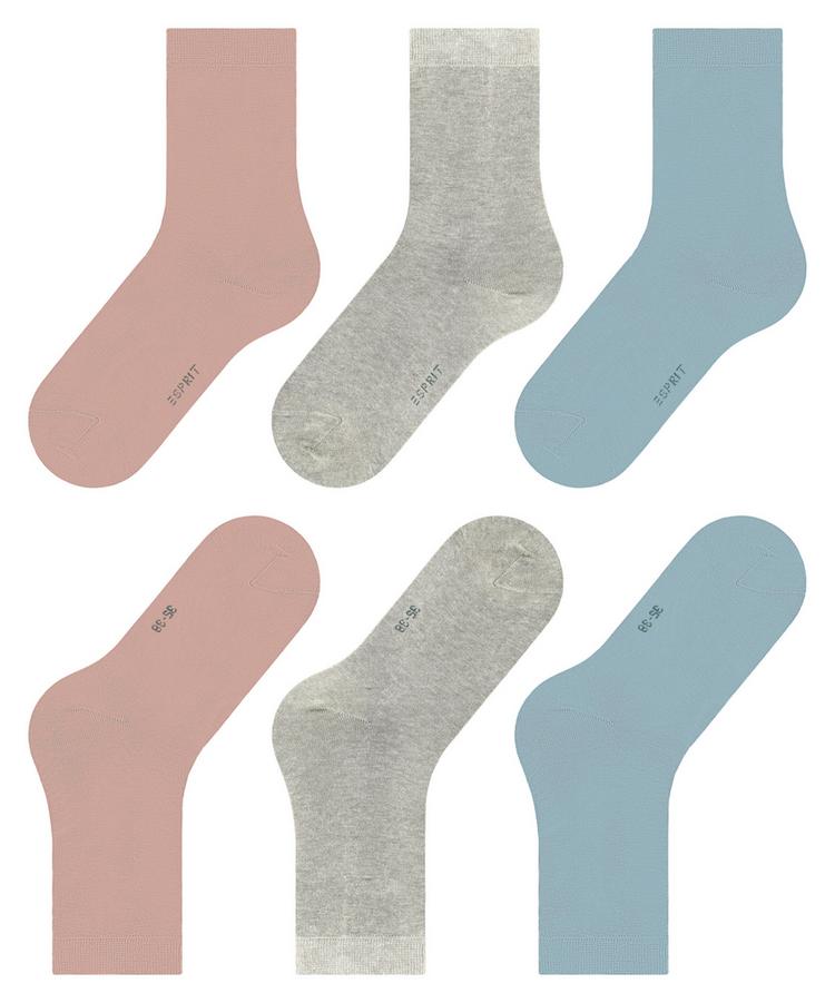 ESPRIT ESPRIT Solid-Mix SO 3-Pack Socken Damen - sortiment (0030) - 2 | SportScheck